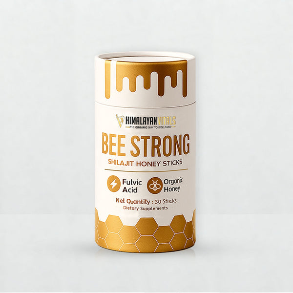 Beestrong Sticks- Shilajit Honey Sticks with 15 servings per container