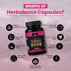 Herbalance, Shilajit with Ashwagandha Capsules for Women, 60 serving