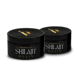 Pack of 2 Himalayan Vitals Shilajit Resin jars, a premium-quality natural supplement for energy, stamina, and overall wellness.